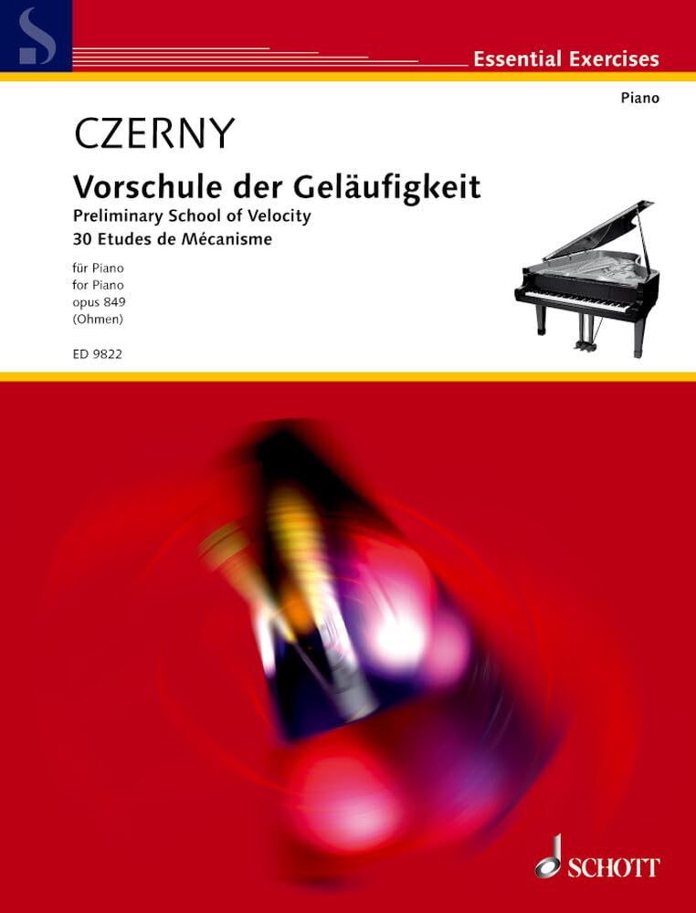 Vorschule der Geläufigkeit: op. 849. Klavier. (Essential Exercises) Sheet Music