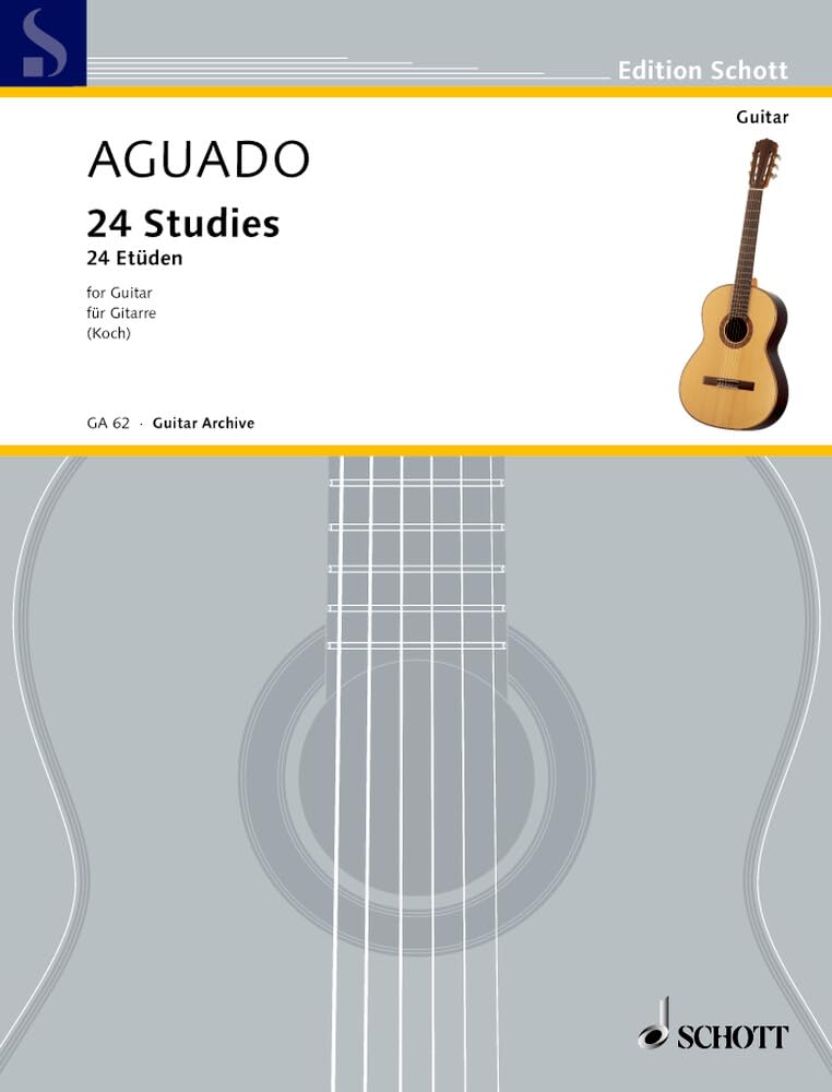 24 Etüden: Gitarre. (Edition Schott) Sheet Music