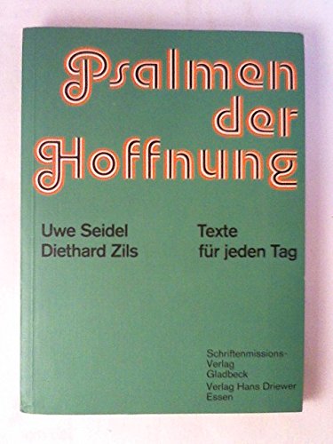 Psalmen der Hoffnung. Texte für jeden Tag - Uwe Seidel book