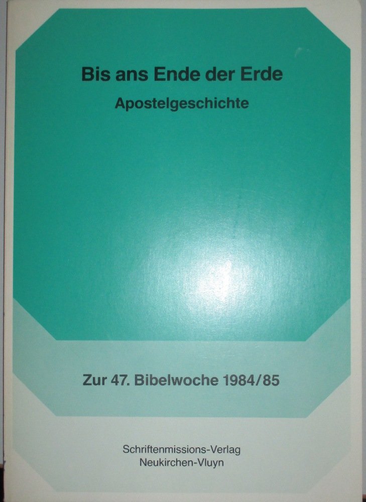 Bis ans Ende der Erde Books