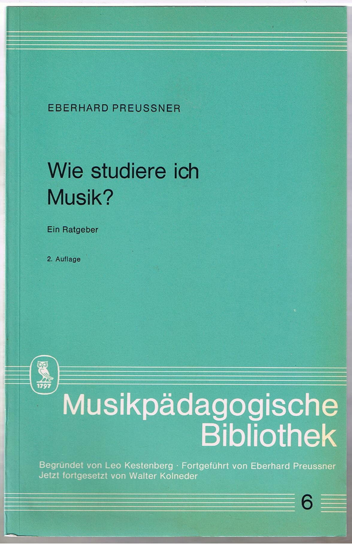 Product Image: Wie studiere ich Musik?. Ein Ratgeber