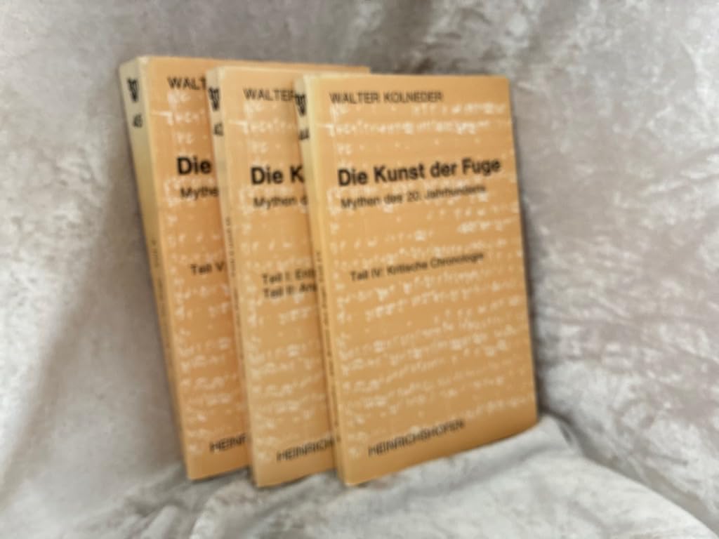 Die Kunst der Fuge: Ein Mythos des 20. Jahrhunderts (Taschenbücher zur Musikwissenschaft) Arts & Music