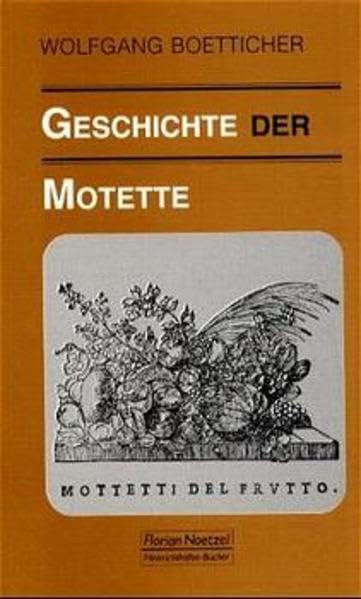 Geschichte der Motette (Taschenbücher zur Musikwissenschaft) Arts & Music