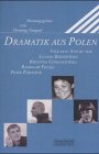 Dramatik aus Polen: Vier neue Stücke. Von Liliana Bardijewska, Krystyna Choloniewska, Radoslaw Figura, Piotr Tomaszuk Film, Art & Culture