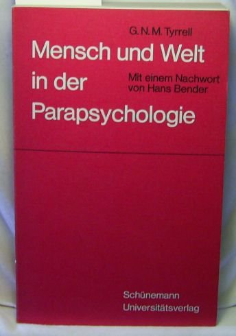 Mensch und Welt in der Parapsychologie. Books