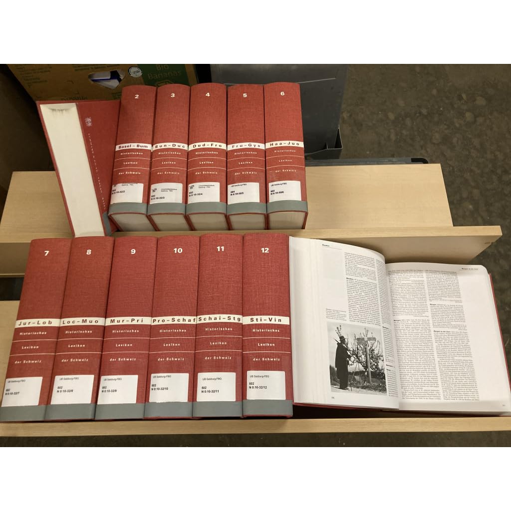 Gesamtwerk in 13 Bänden (Historisches Lexikon der Schweiz) Reference Books