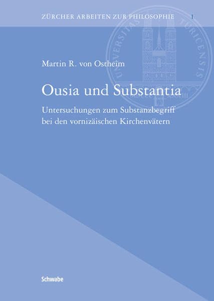 Ousia und Substantia Philosophy