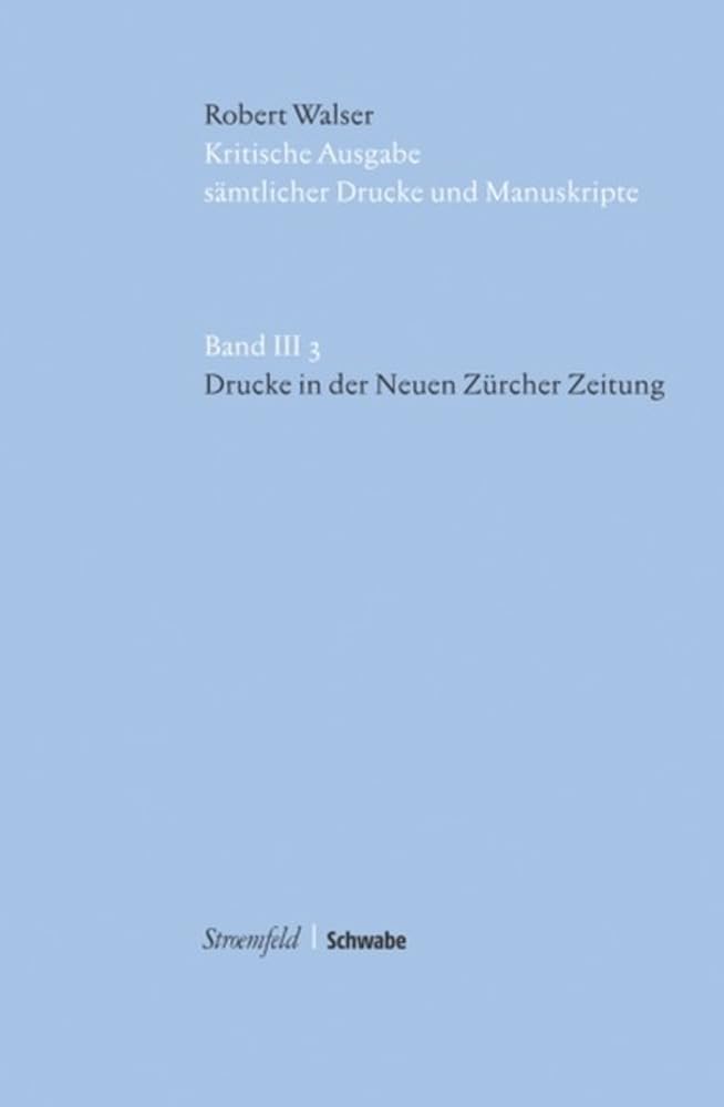 Drucke in der Neuen Zürcher Zeitung Philosophy
