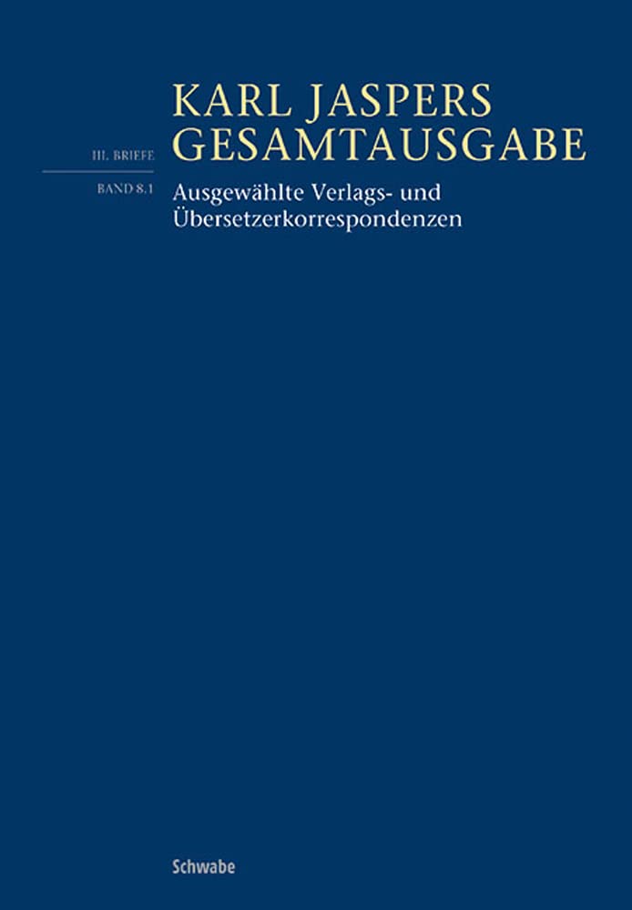 Ausgewählte Verlags- und Übersetzerkorrespondenzen Philosophy