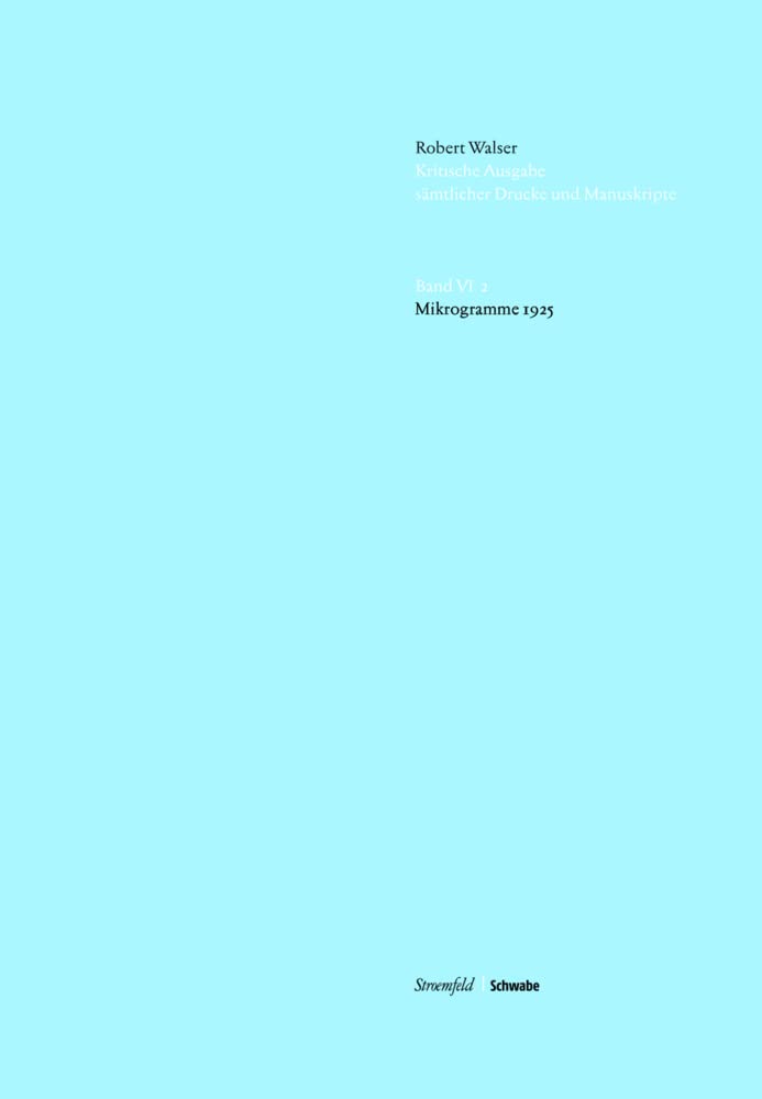 Mikrogramme 1925 (I) Contemporary literature