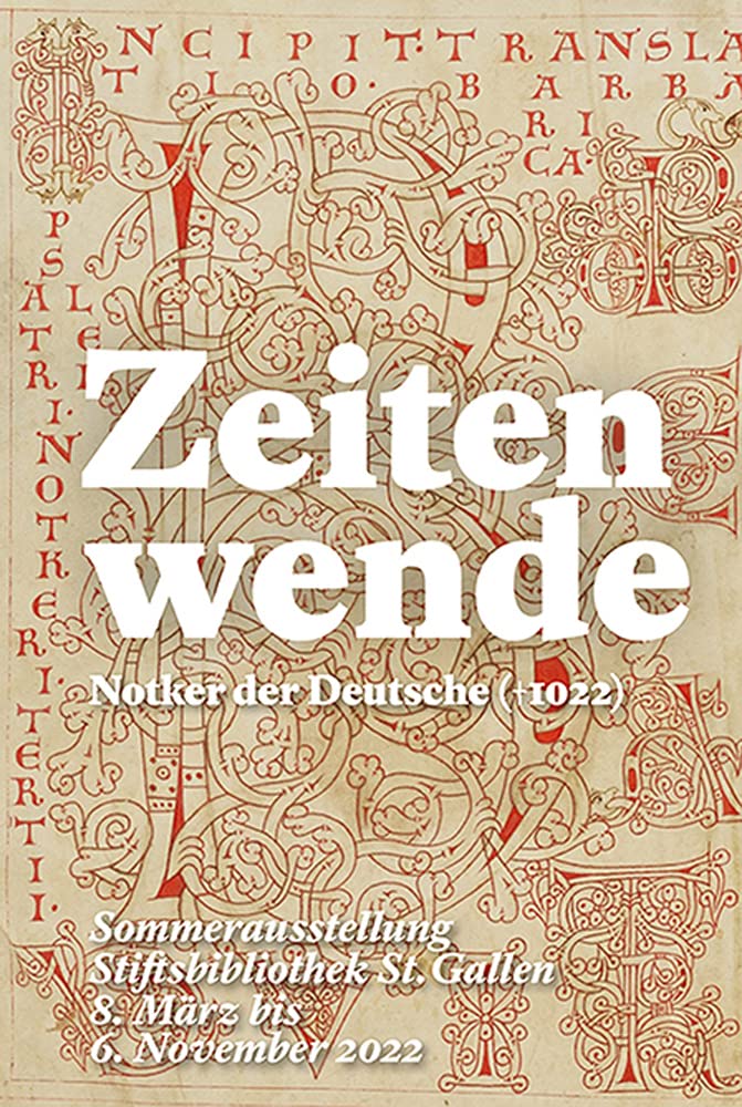 Zeitenwende – Notker der Deutsche († 1022) Philosophy