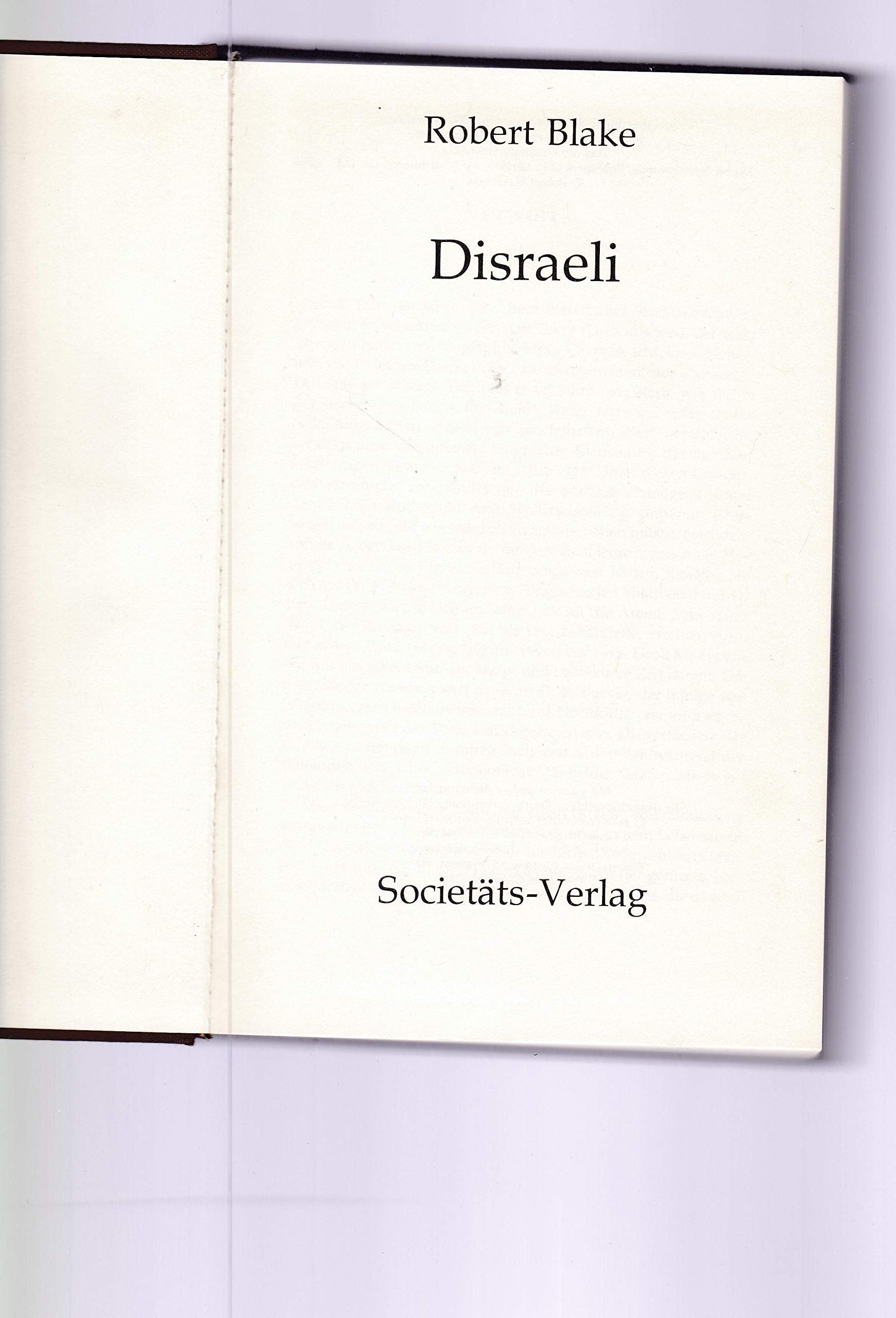 Disraeli: Eine Biographie aus viktorianischer Zeit Memories