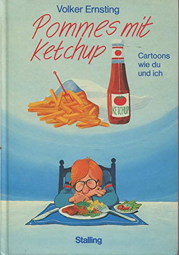 Pommes mit Ketchup. Cartoons wie du und ich Cartoons
