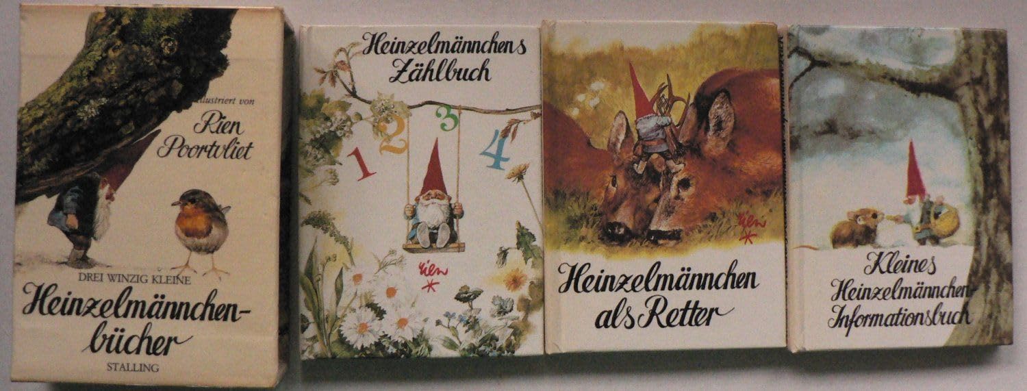 Drei winzig kleine Heinzelmännchenbücher Books