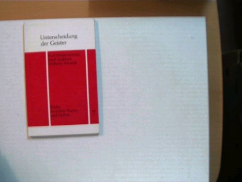 Unterscheidung der Geister : Skizzen zu e. neu zu lernenden Theologie d. Heiligen Geistes. Books