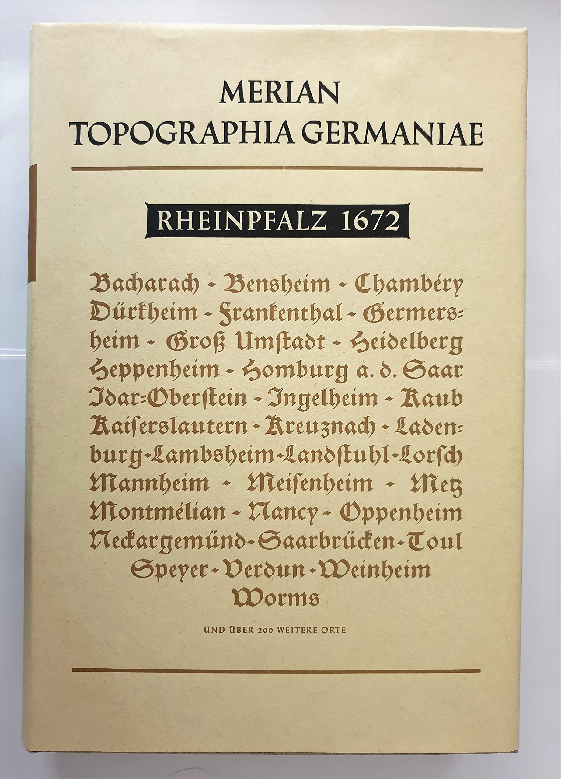 Rheinpfalz 1672. Topographia Palatinatus Rheni et Vicinarum Regionum Books