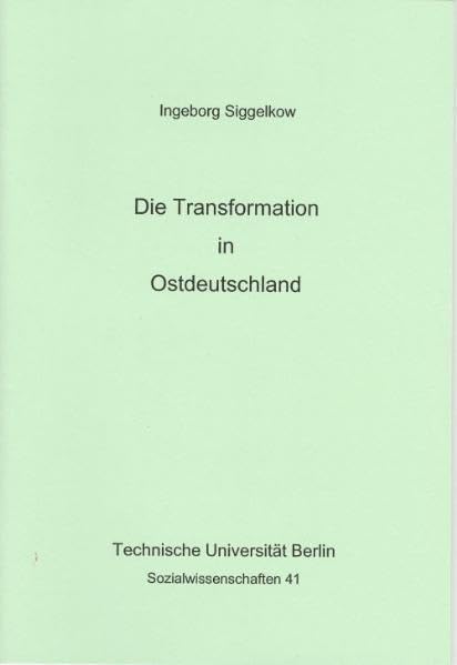 Die Transformation in Ostdeutschland book