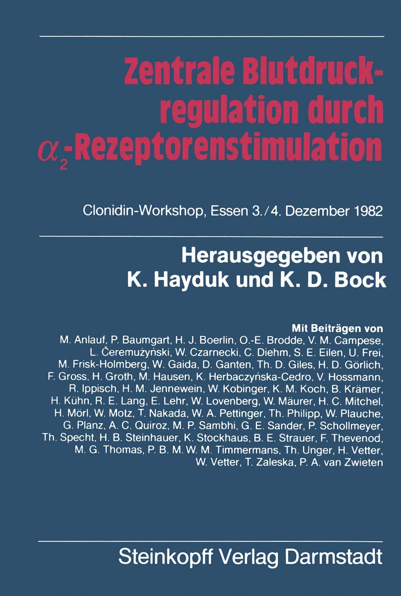 Zentrale Blutdruckregulation durch α2-Rezeptorenstimulation Medicine