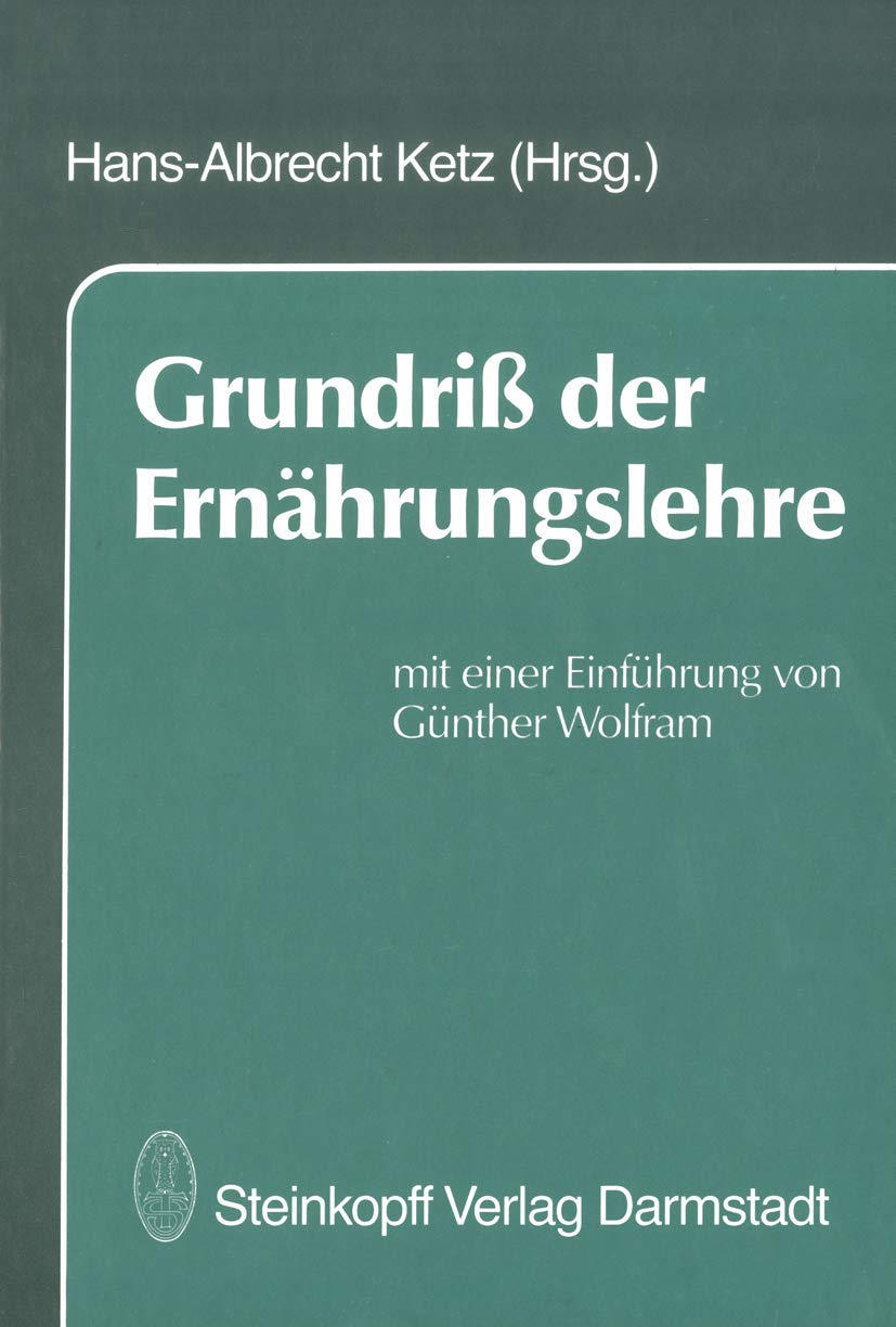 Grundriß der Ernährungslehre Medicine