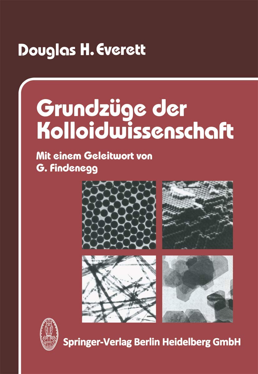 Grundzüge der Kolloidwissenschaft Natural Sciences