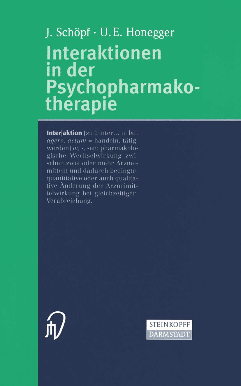 Interaktionen in der Psychopharmakotherapie Medicine