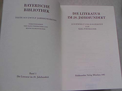 Die Literatur im 20. Jahrhundert. (Bd. 5) Books