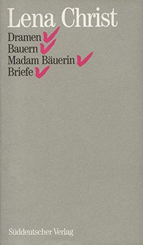 Sämtliche Werke / Dramen /Bauern /Madam Bäurin Books