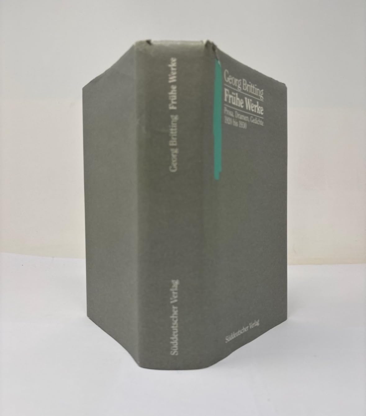 Sämtliche Werke: Frühe Werke. Prosa, Dramen, Gedichte 1920 bis 1930 Fiction