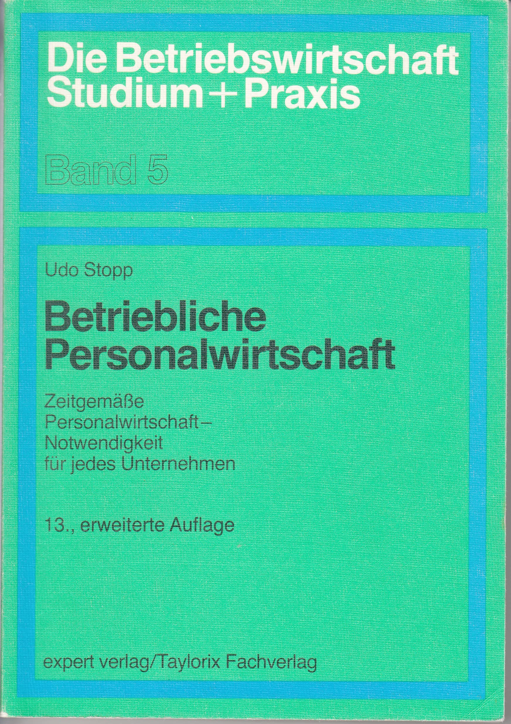 Betriebliche Personalwirtschaft Business, Finance & Career