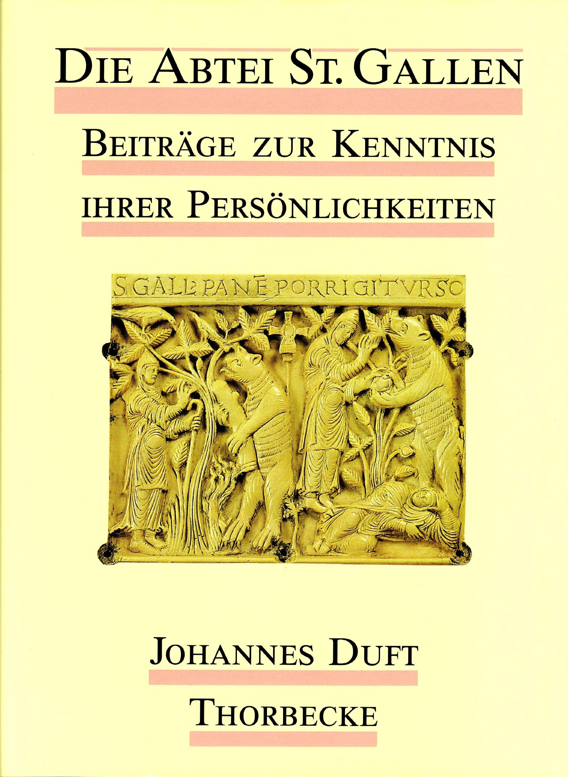 Die Abtei Sankt Gallen, Bd.2, Beiträge zur Kenntnis ihrer Persönlichkeiten General education