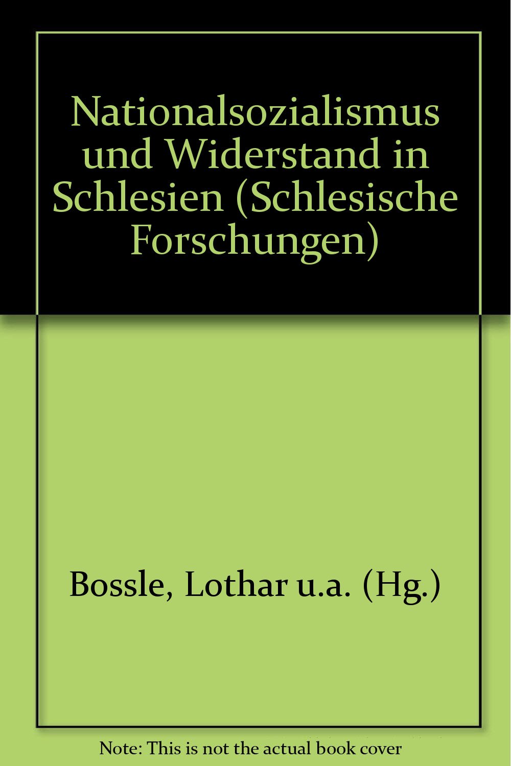Nationalsozialismus und Widerstand in Schlesien Books