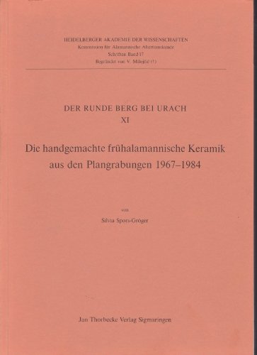 Die handgemachte frühalamannische Keramik aus den Plangrabungen 1967-1984. (Bd. 11) Books