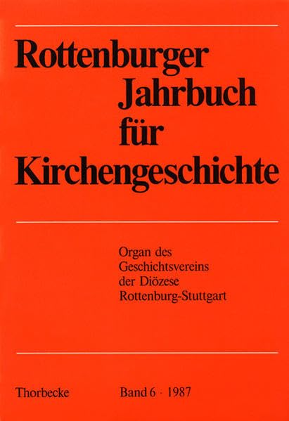 Rottenburger Jahrbuch für Kirchengeschichte Religion & Esotericism