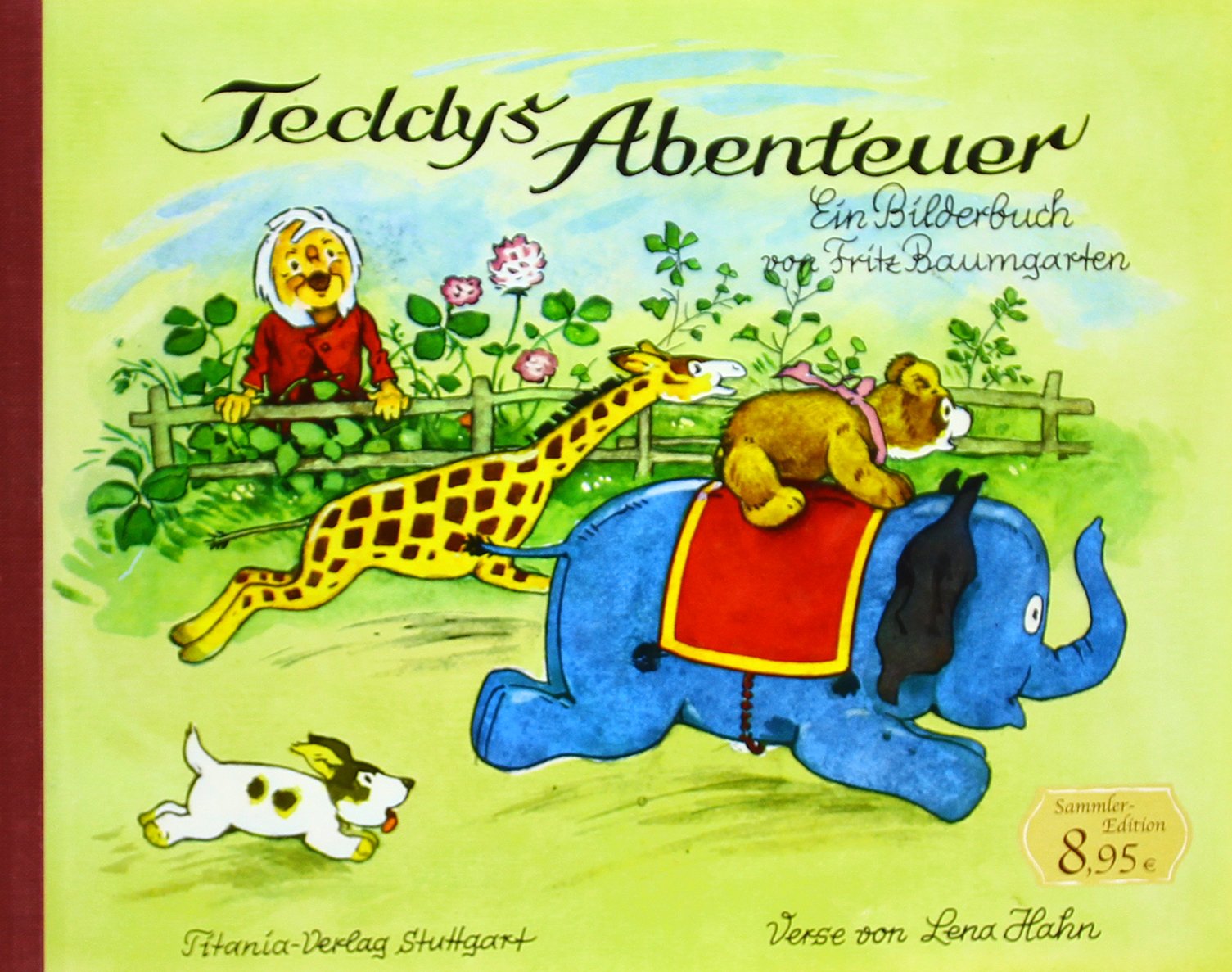 Display Baumgarten-Bilderbücher (2). Minibücher. Verkaufseinheit: Piepsi, die kleine Meise /Die Spatzenschule /Die Fahrt ins Wunderland /Teddy und Kasperle /Teddys Abenteuer: Teddys Abenteuer Children's books