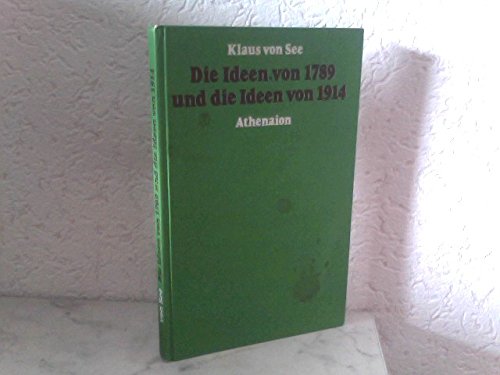 Die Ideen von 1789 und die Ideen von 1914 Völkisches Denken in Deutschland zwischen Französischer Revolution und Erstem Weltkrieg Books