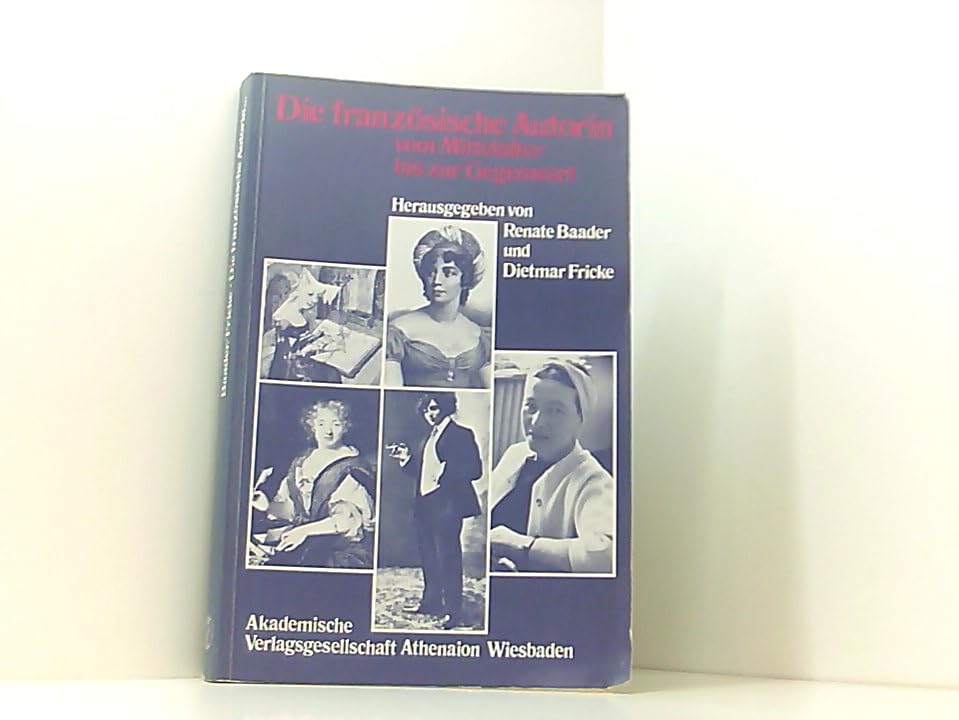 Die französische Autorin vom Mittelalter bis zur Gegenwart Books