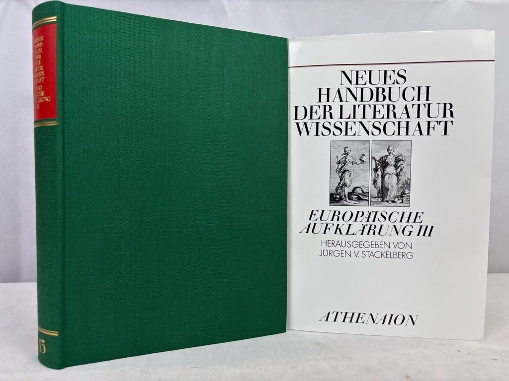 Europäische Aufklärung III. ( = Neues Handbuch der Literaturwissenschaft, 13) . book