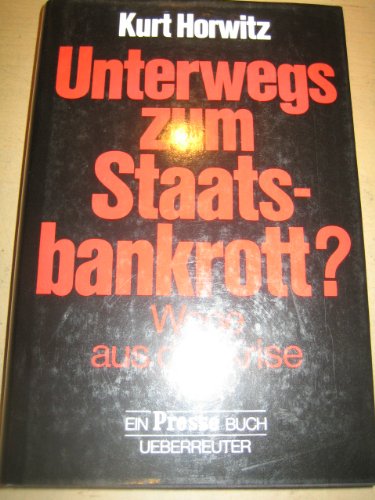 Unterwegs zum Staatsbankrott?: Wege aus der Krise (Pressebücher) Business, Finance & Career
