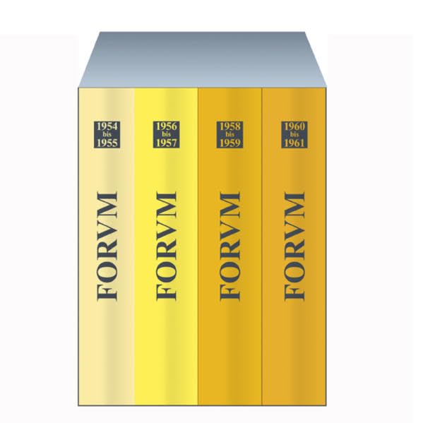 Reprint FORVM: Ära Torberg. Teil 1: Jahrgänge 1954-1961 Essays & Short Stories