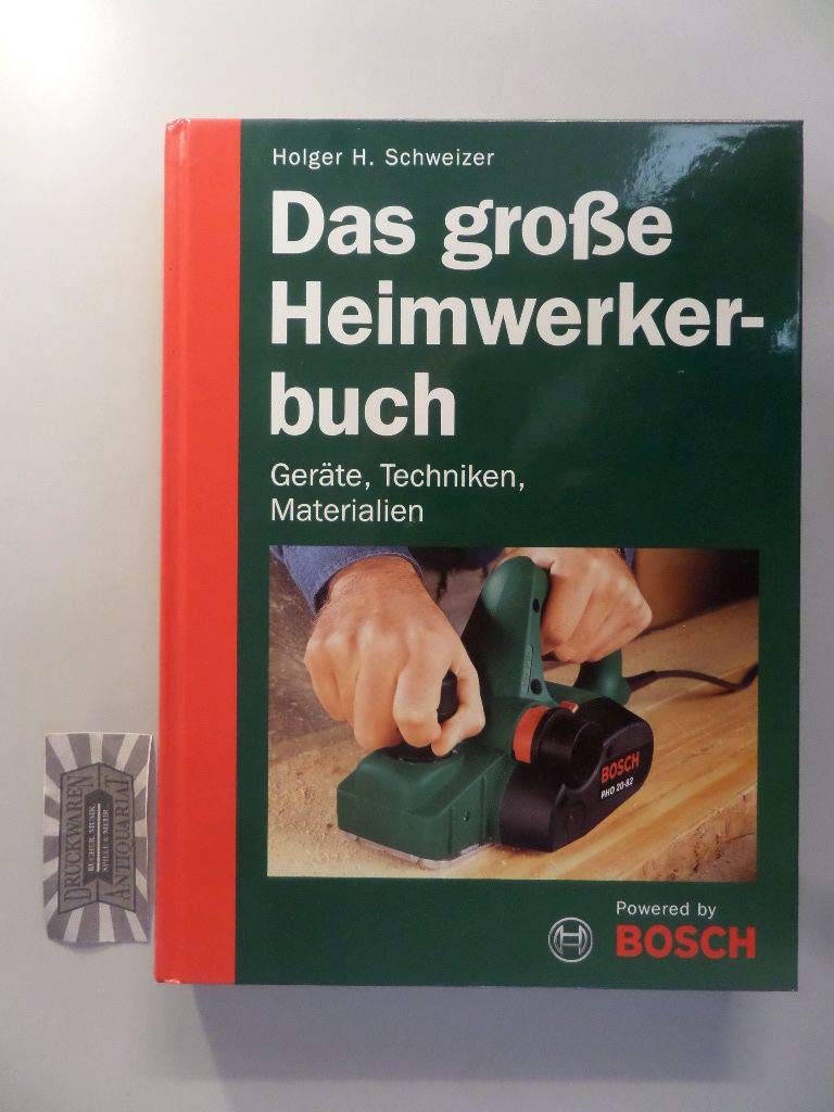 Das große Heimwerkerbuch: Techniken, Geräte, Materialien Second-hand books on film, art and culture