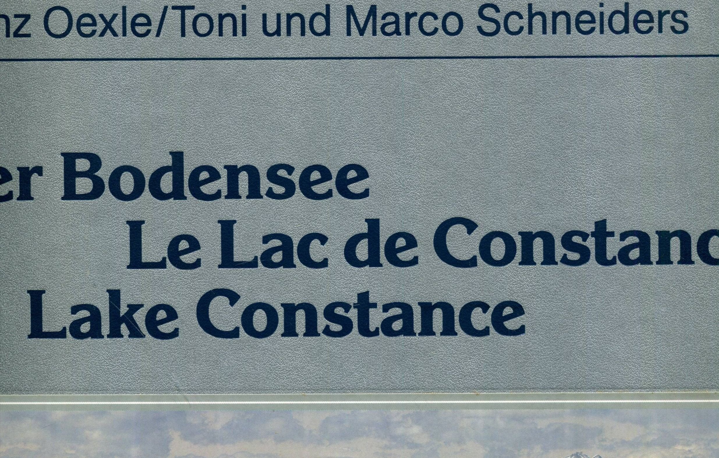 Der Bodensee. Text in deutscher, englischer und französischer Sprache Travel