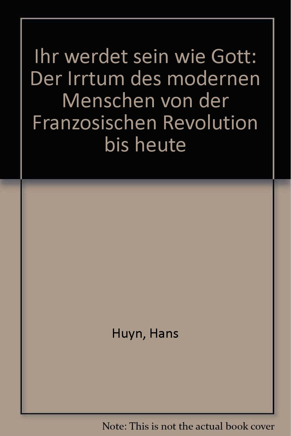Ihr werdet sein wie Gott Philosophy