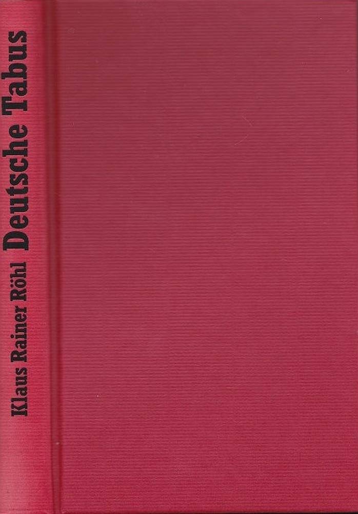 Deutsche Tabus Law Books