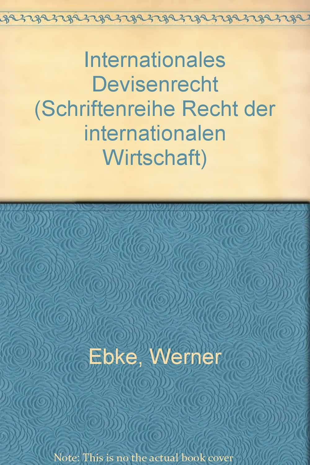 Product Image: Internationales Devisenrecht