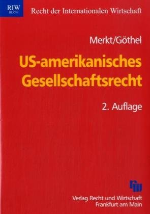 US-amerikanisches Gesellschaftsrecht (Recht Automobil Wirtschaft) Law