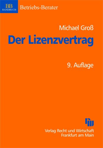 Der Lizenzvertrag Law