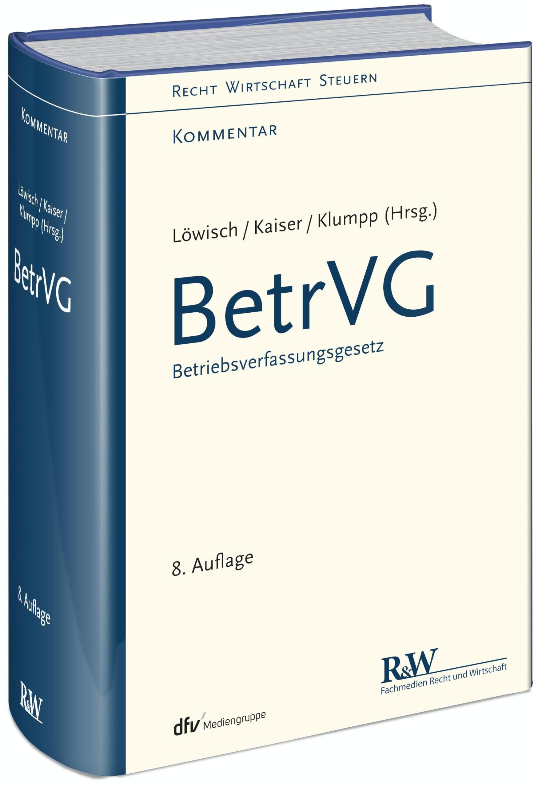 BetrVG: Betriebsverfassungsgesetz book