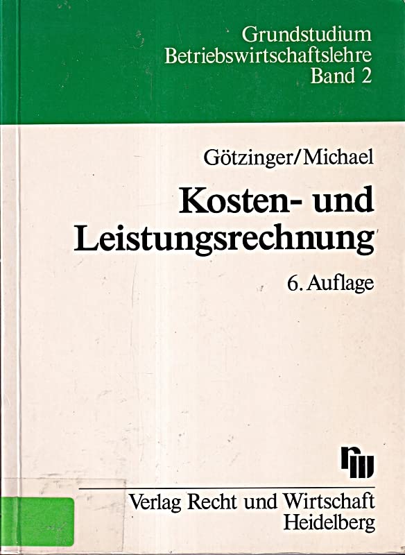 Product Image: Kosten- und Leistungsrechnung: Eine Einführung