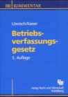Product Image: Betriebsverfassungsgesetz: Kommentar