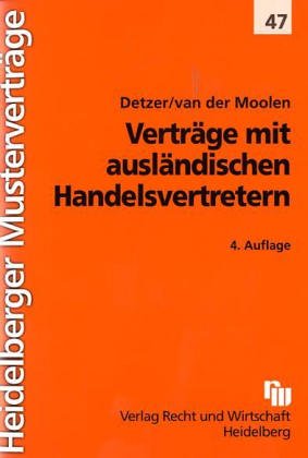 Verträge mit ausländischen Handelsvertretern book